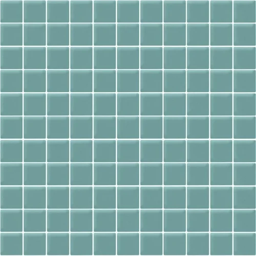 Aqua Gloss 1X1 Glossy Glass Mosaic 0