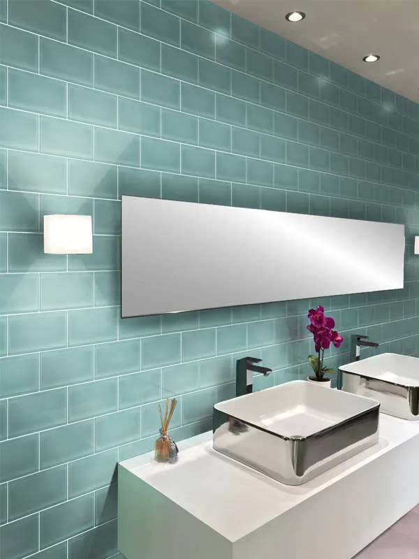 Aqua Gloss 3X6 Glossy Glass Tile 0