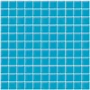 Turquoise Cloud Gloss 1X1 Glossy Glass Mosaic 1