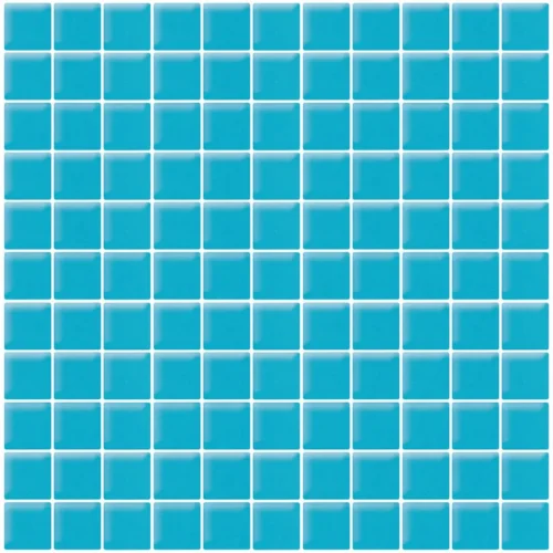 Turquoise Cloud Matte 1X1 Glass Mosaic 0