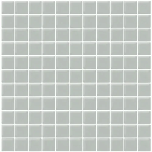 Gray Cloud Matte 1X1 Glass Mosaic 0