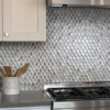 Diamante Silver 1X1.5 Glossy Glass Mosaic 6