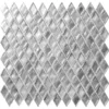 Diamante Silver 1X1.5 Glossy Glass Mosaic 1