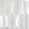 Allure White Rectangular 1.87X5.81 Rectangle Glossy Glass Mosaic 0