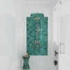 Allure Green Diamond 2.95X2.95 Glossy Glass Mosaic 1