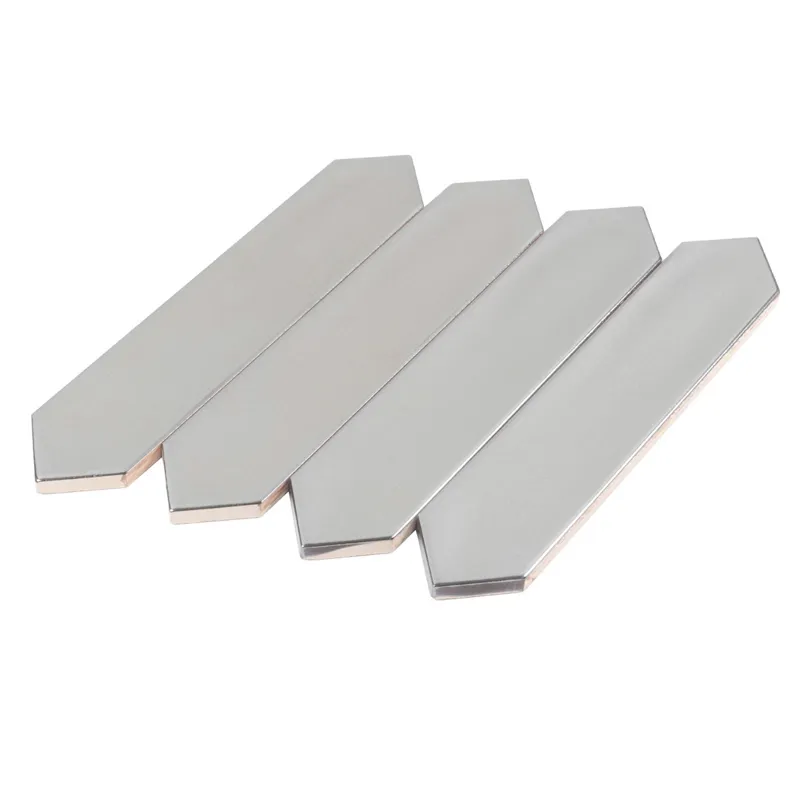 Alfama Pickets Silver 2X10 Matte Ceramic Tile 1