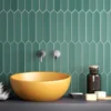 Alfama Pickets Viridian 2X10 Matte Ceramic Tile 3