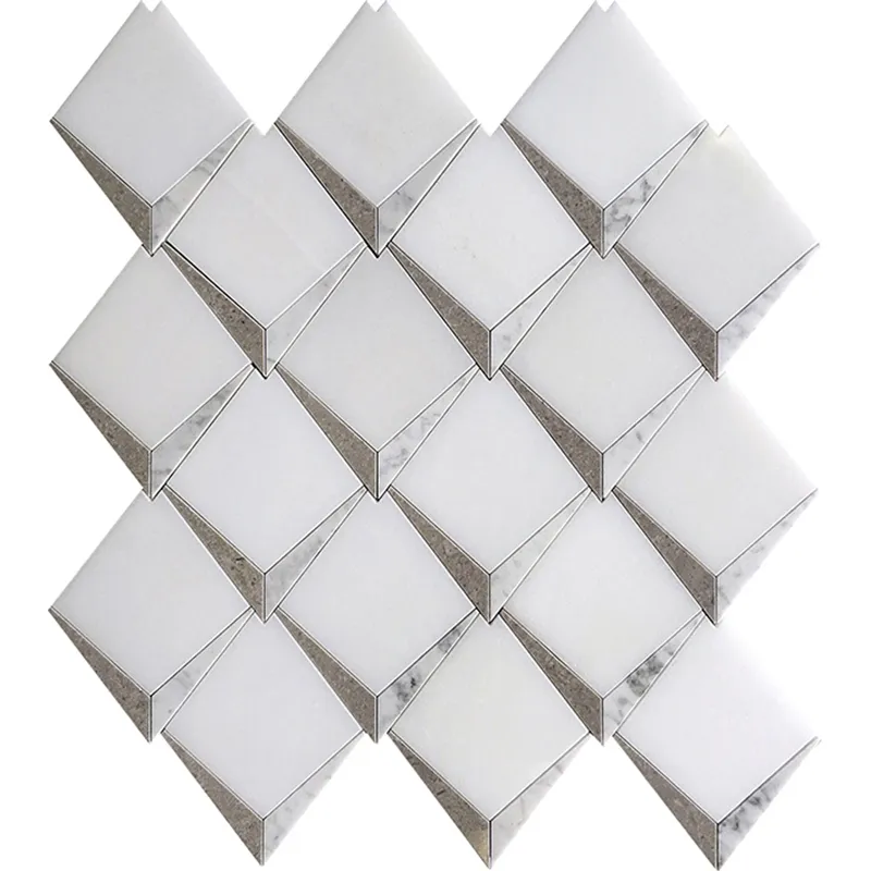 Angolo 1 4.8x4.1 Polished Marble Mosaic 0