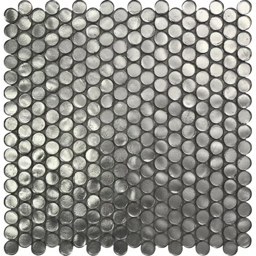 Ronda Silver 0.8X0.8 Glossy Glass Mosaic 0