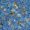 Aquaterra Blue Brick 3X12 Glossy Shell, Terrazzo tile 0