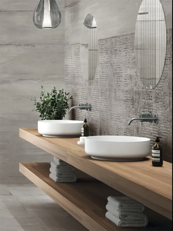 Atlantis Smoke Deco 11.4X39.4 Ceramic Tile 5