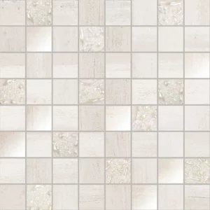 Atlantis White Mosaic 1.4X1.4 Ceramic 1