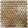 Gold Triangle 12.2X12.2 Glossy Glass Tile 0