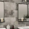 Aurora Grey Deco 1240 C 11.4X39.4 Matte Ceramic tile 1