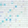 Azure Mix 1 0.8X0.8 Glossy Glass Mosaic 0