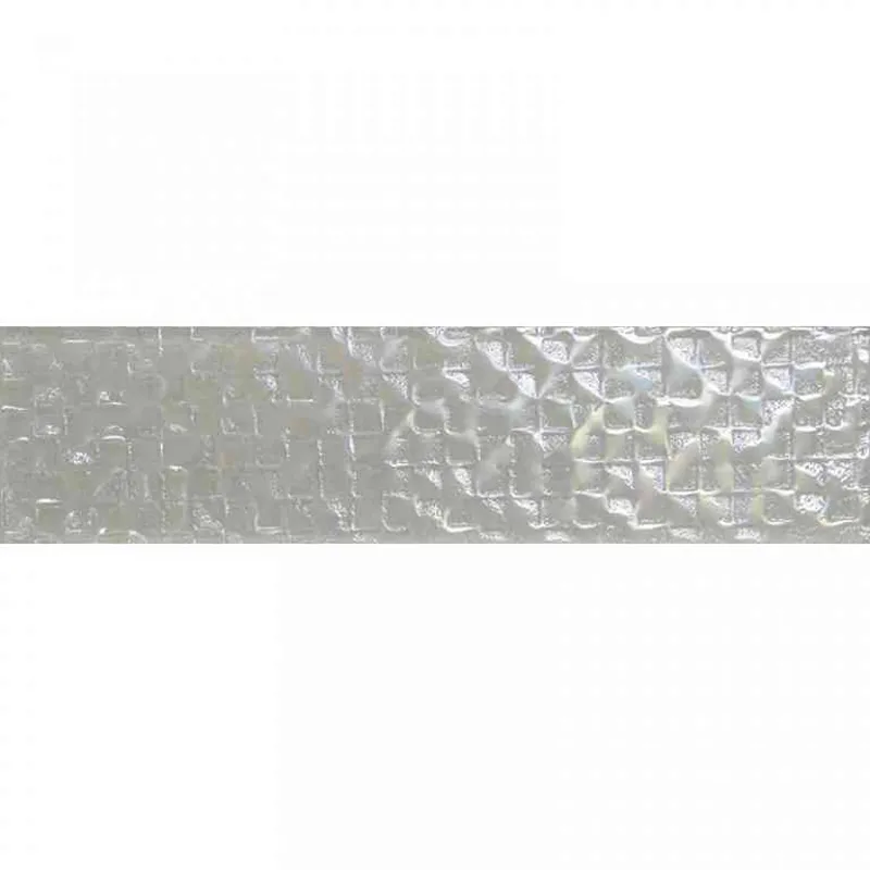 Shimmer Pearl 3X12 Textured, Glossy Glass tile 2