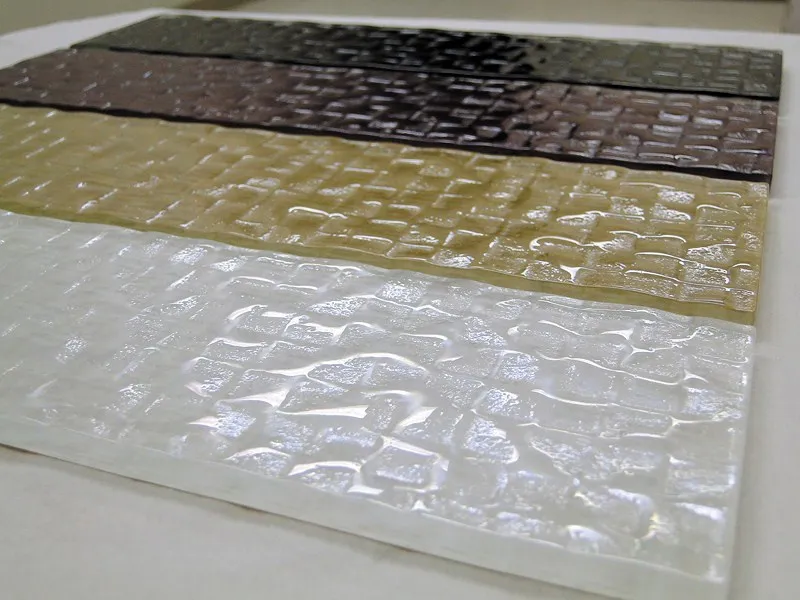 Shimmer Pearl 3X12 Textured, Glossy Glass tile 0