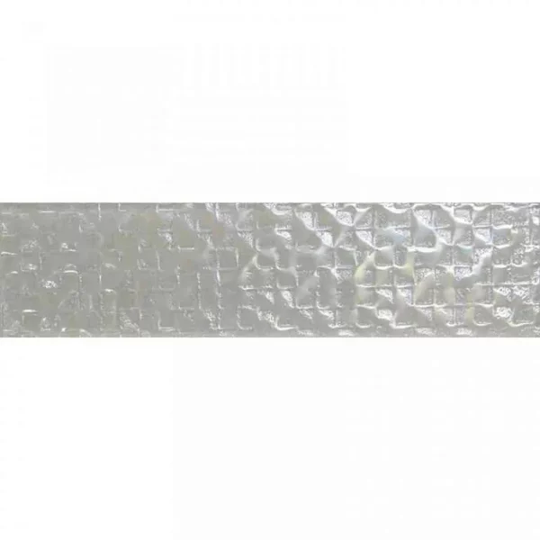 Shimmer Pearl 3X12 Textured, Glossy Glass tile 3