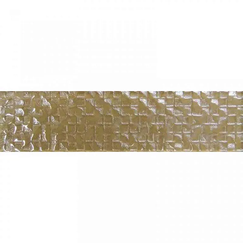 Shimmer Honey 3X12 Textured, Glossy Glass tile 0