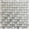 Batik Carrara 0.8X1 Glossy Glass Mosaic 0