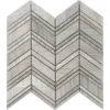 Balian Wooden Grey 1.4X4+0.75X4+0.5X4 Polished, Etched Mosaic 2