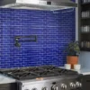 Cobalt Blue 1X3 Brick Gloss Glossy Glass mosaic 1