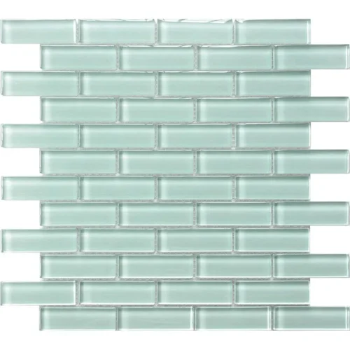 Ice 1X3 Brick Gloss Glossy Glass mosaic 0