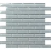 Gray Cloud 1X3 Brick Gloss Glossy Glass Mosaic 0