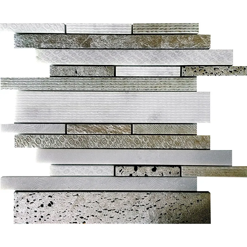 Bastoni 1 11.8X11.8 Polished, Textured, Foiled Stone Tile 0