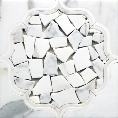 Carnaby White 12x12 Polished Dolomite Tile 0