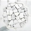 Carnaby White 12x12 Polished Dolomite Tile 1