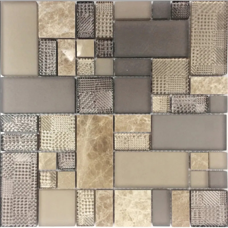 Reef Cliff 1.9X1.9+0.9X1.9+0.9X0.9 Polished, Matte, Textured Glass, Stone mosaic 0