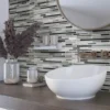 Elements 11.8X11.8 Glossy, Matte, Textured Glass, Stone Tile 2