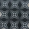 Chelsea Black 10x10 Polished Wood Tile 1