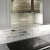 Silver White 3X9 Glossy Glass tile 1