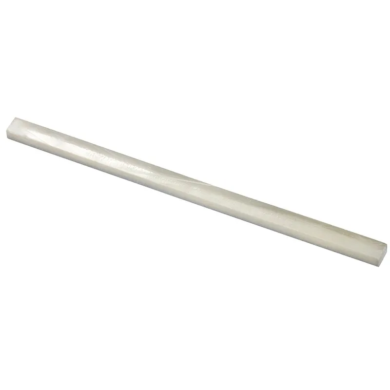 Silver White Molding 0.6X12 Glossy Glass Trim 0