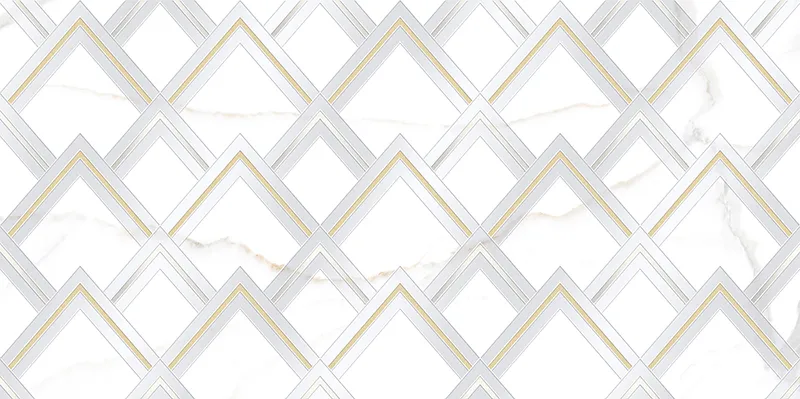 Cosmopolitan Chevron Deco 47.25X23.7 Polished Porcelain Tile 9