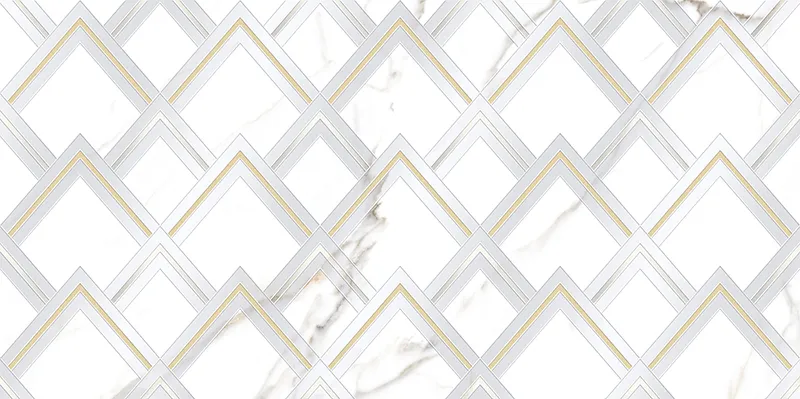 Cosmopolitan Chevron Deco 47.25X23.7 Polished Porcelain Tile 6