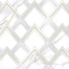 Cosmopolitan Chevron Deco 47.25X23.7 Polished Porcelain Tile 1