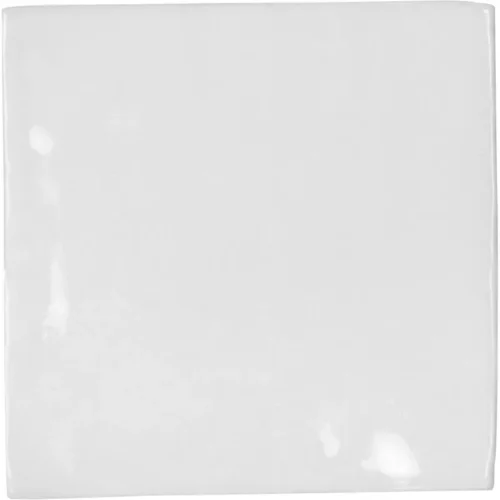 Cire White 4X4 3.94X3.94 Glossy Ceramic tile 0