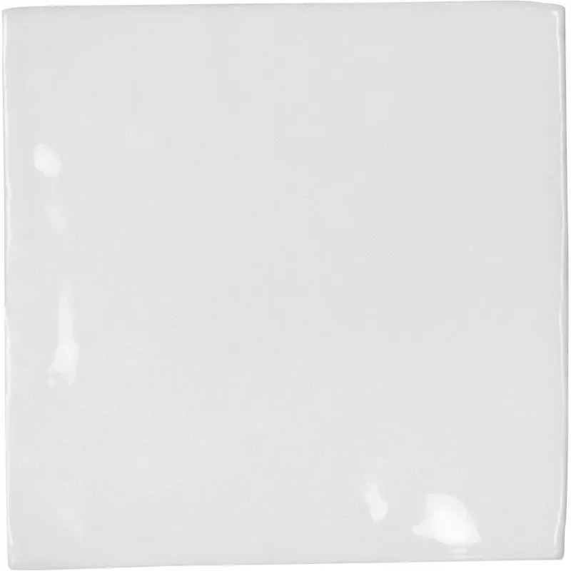 Cire White 4X4 3.94X3.94 Glossy Ceramic tile 0