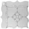 Coastal Flower 12X12 Polished Marble Tile 0