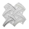 Coastal Surge 11.4X12.3 Polished Marble Tile 1