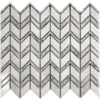 Embassy Row 0.8X1.6 Polished Marble Mosaic 0