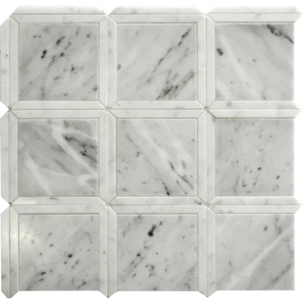 Mt. Vernon Square 12X12 Polished Marble Tile 1