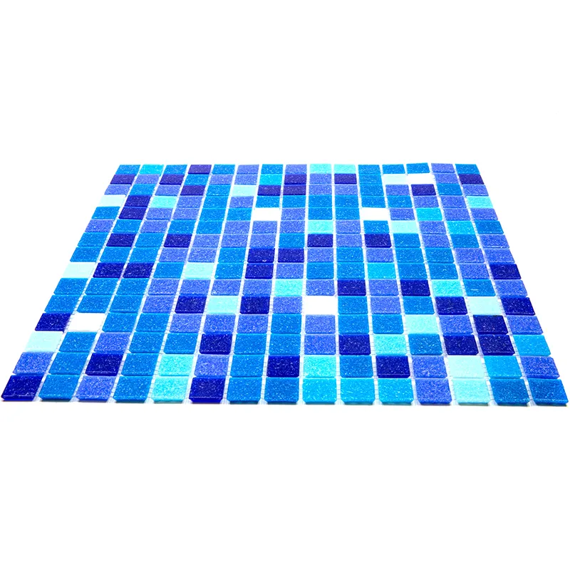 Sea Mist 0.8X0.8 Glossy Glass Mosaic 3