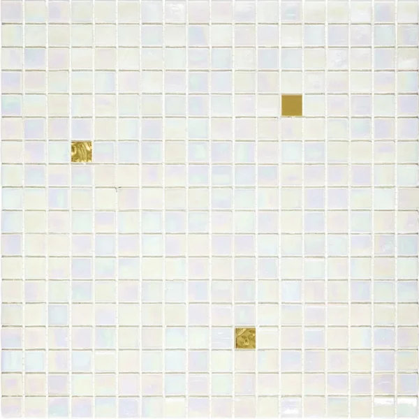 Bubbly Mix 1 0.6X0.6 Glossy Glass Mosaic 1