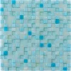 Caribbean Mix 1 0.6X0.6 Glossy Glass Mosaic 1