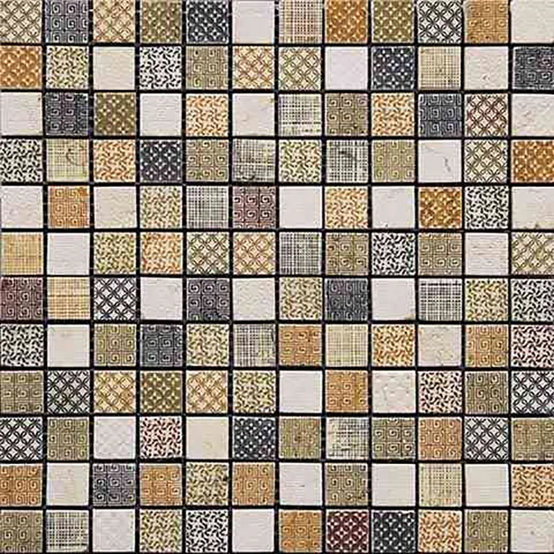 Devon 3 0.9X0.9 Textured Stone Mosaic 0