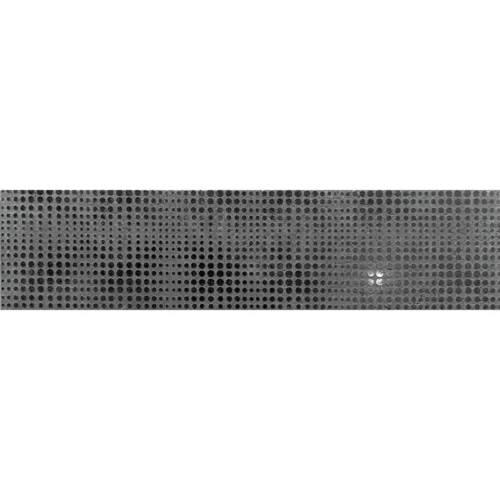 Etched Dots Black 3X12 Textured Eastern Tile 0